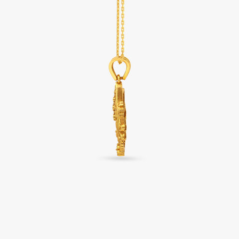 Tirupati Balaji Gold Pendant for Men