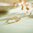 Soft Flower Diamond Ring,,hi-res image number null