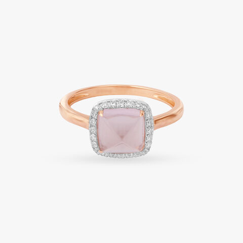 Refined Halo Diamond Ring alternate view 1