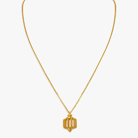 Powerful Gada Pendant with Chain