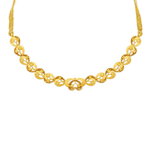 Stylish Gold Necklace Set