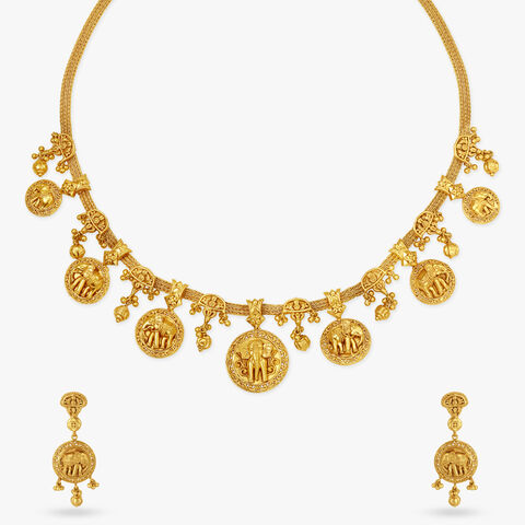 Gaja Vyalas Maginificent Necklace Set