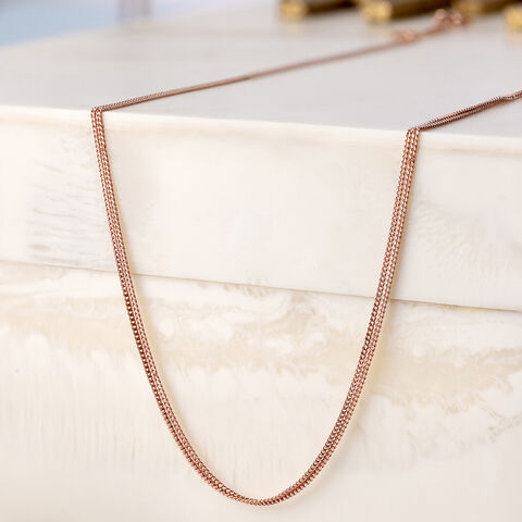 Double Link Rose Gold Chain