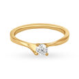 Classic Rose Gold and Diamond Ring,,hi-res image number null