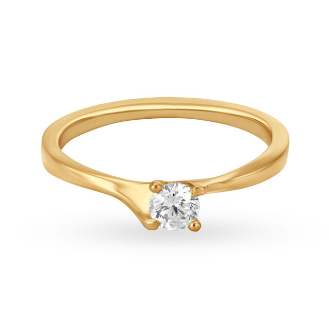Classic Rose Gold and Diamond Ring,,hi-res image number null