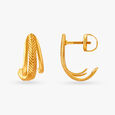 Stylish Chevron Hoop Earrings,,hi-res image number null