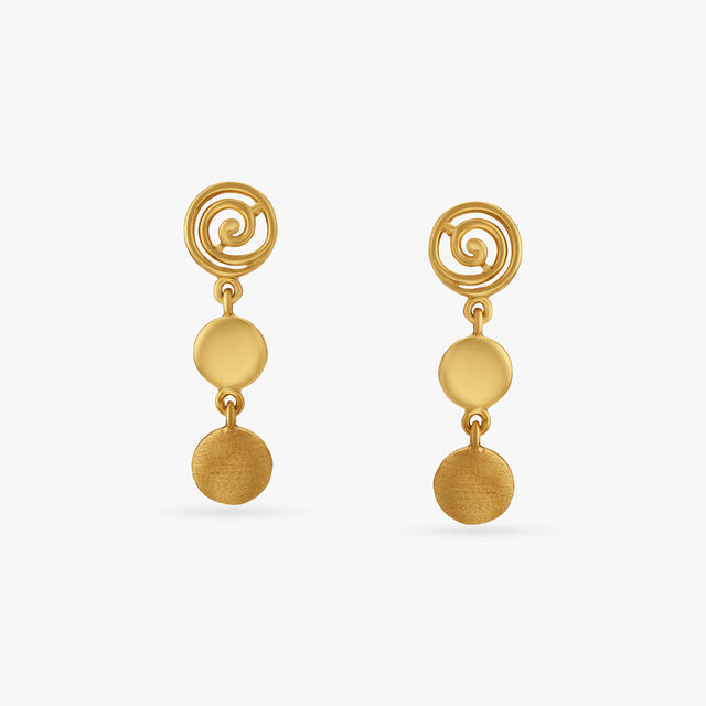 Contemporary Spirals Drop Earrings,,hi-res image number null