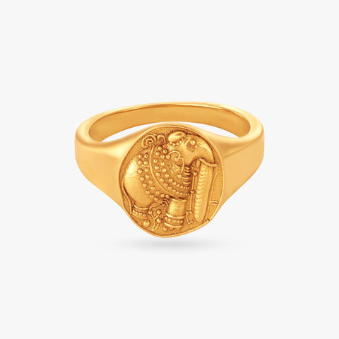 Gajakesari Coin Ring