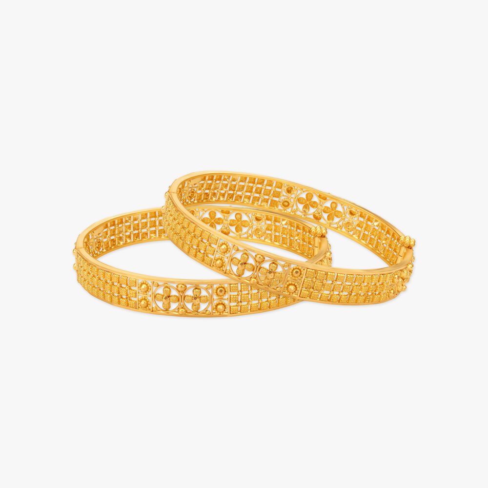 Gold bangles sales tanishq online