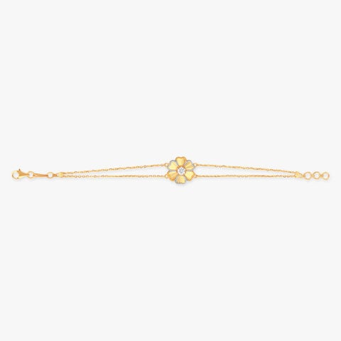 Petal Parade Gold Bracelet for Kids