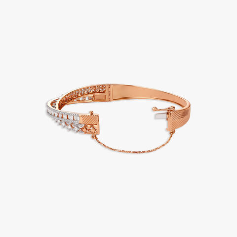 Dazzling Weave Diamond Bangle