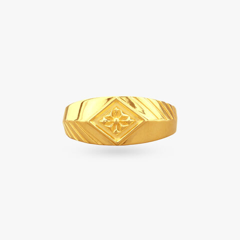 Radiant Legacy Gold Ring for Men