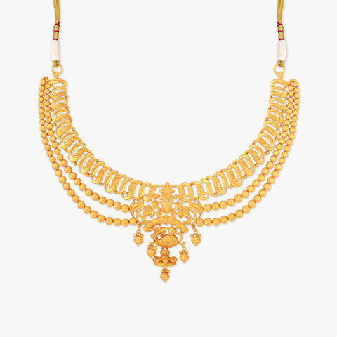 Eternal Flame Gold Necklace set