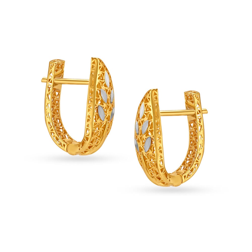Tanishq on sale earrings hoops