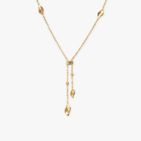 Glam Twist Gold Necklace
