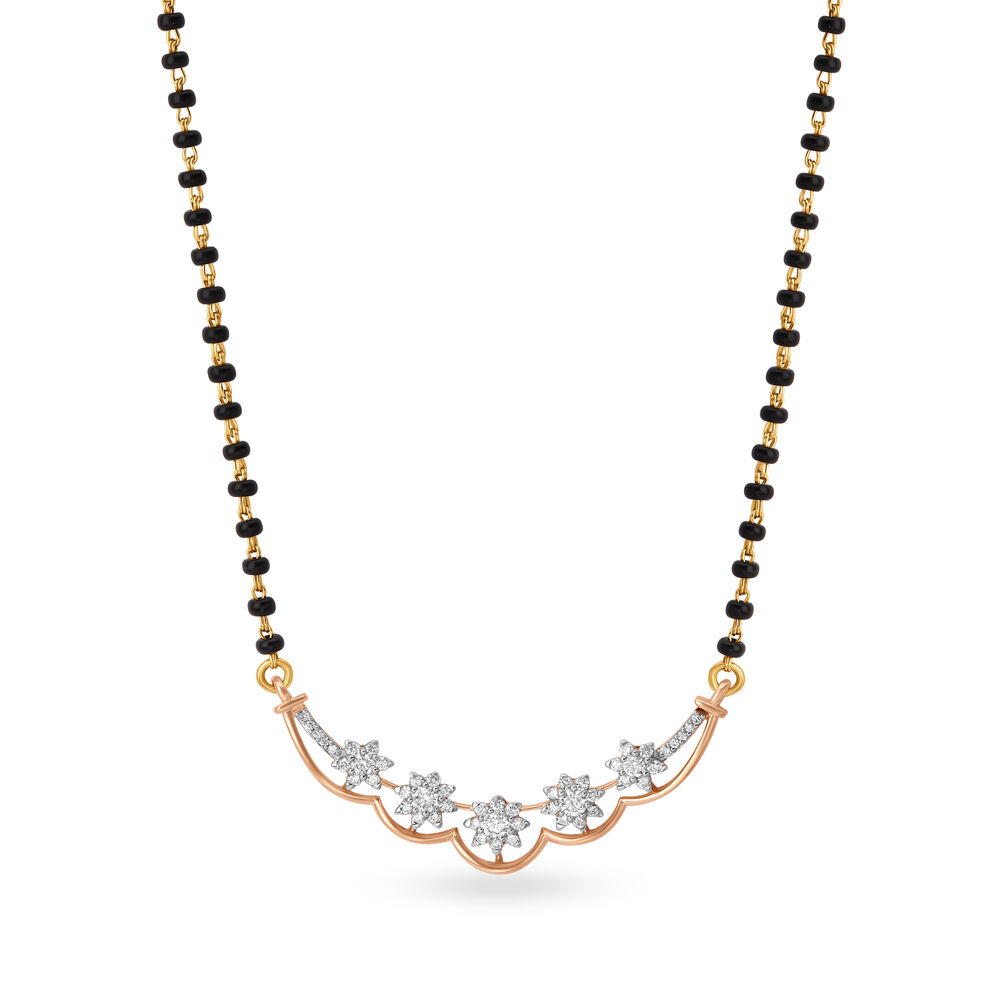 Real diamond mangalsutra tanishq price online