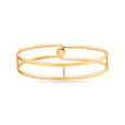 14 KT Yellow Gold Sophisticated Bangle,,hi-res image number null