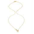 14KT Yellow Gold Shining Days Diamond Pendant With Chain,,hi-res image number null