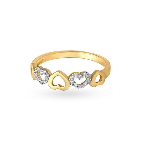 Charming Diamond Finger Ring