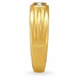 Contemporary 18 Karat Gold And Diamond Finger Ring,,hi-res image number null