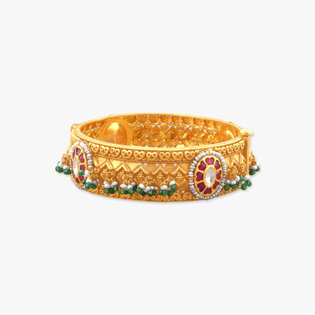 Secret Courtyard Gold Bangles
