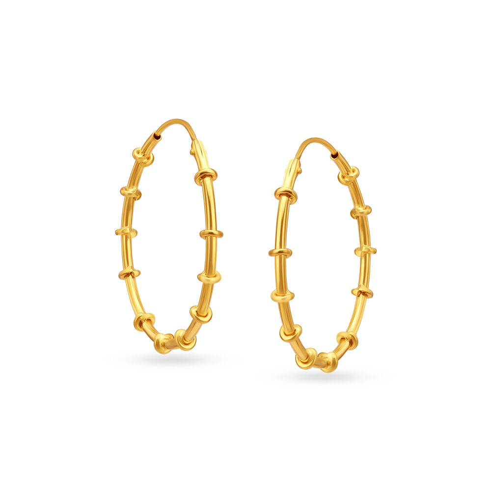White Lies Hera Gold Hoop Earrings Buy White Lies Hera Gold Hoop Earrings  Online at Best Price in India  Nykaa