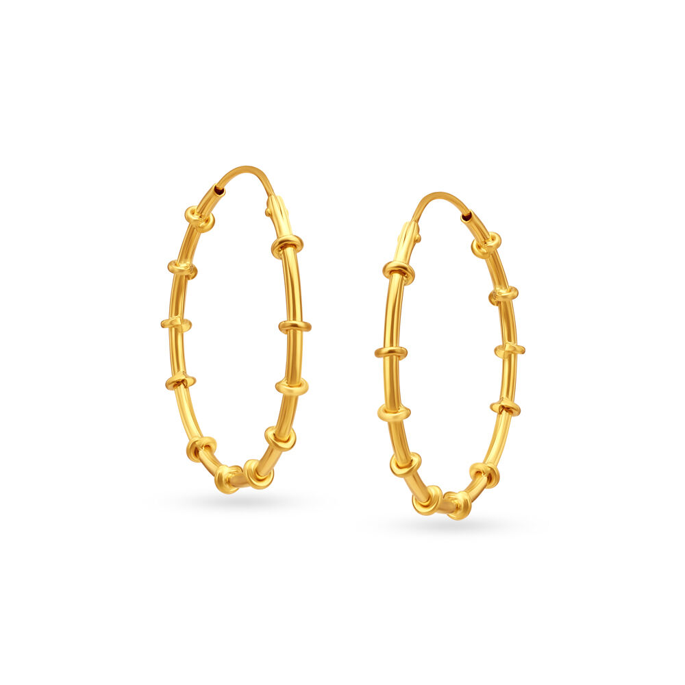 Dainty Eclectic Gold Hoop Earrings