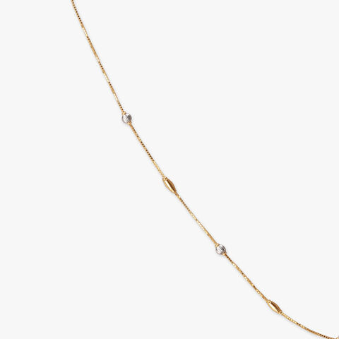Starlit Bead Gold Chain