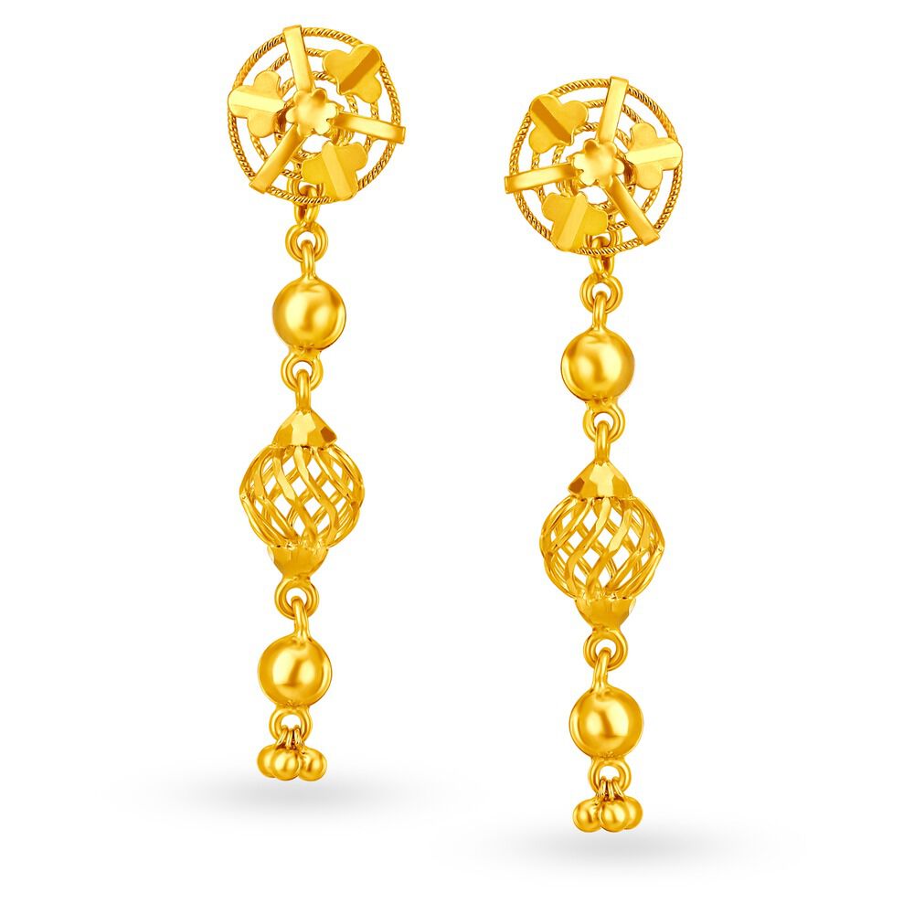 Gold Earring Tops | Fancy jewellery, Gold earrings designs, Bridal gold  jewellery designs