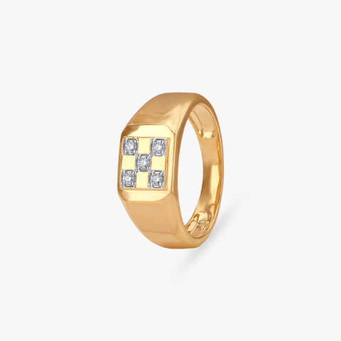 Cross Shine Diamond Ring for Men