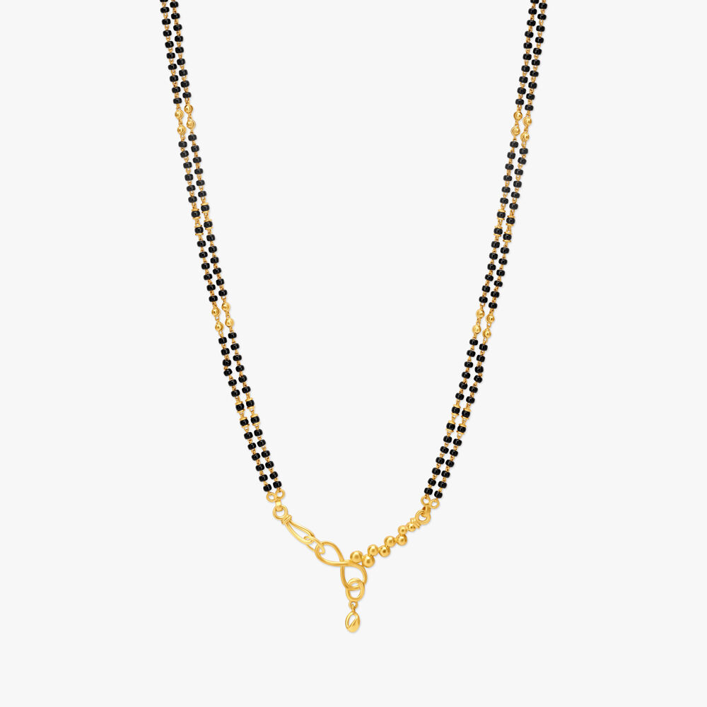Infinity pendant gold best sale tanishq