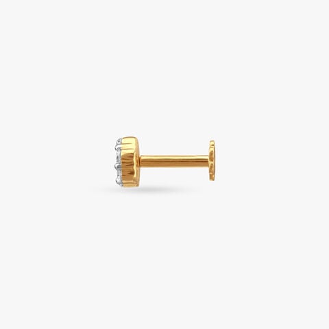 Petite Cluster Diamond Nose Stud