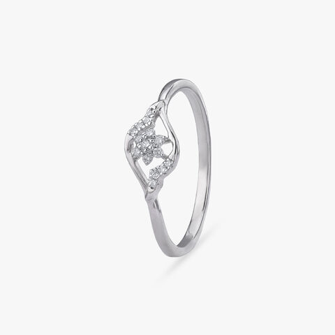 Floral Whisper Diamond Ring