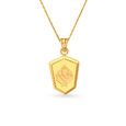 Ganesha Engraved Men's Laser Cut Pendant,,hi-res image number null