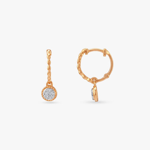 Twilight Twister Diamond Drop Earrings