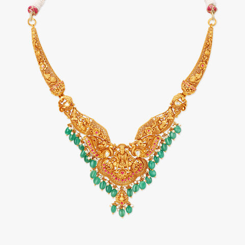 Regal Lakshmi Gold Haram Set
