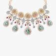 Gleaming Radiant Diamond Necklace,,hi-res image number null