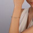 Sublime Crescents 14Kt Diamond Bangle,,hi-res image number null