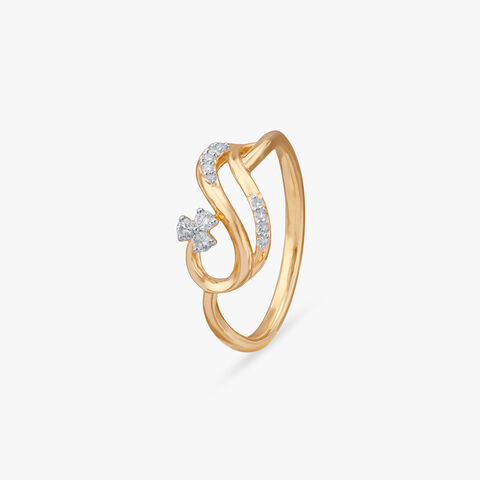 Tide Twist Diamond Ring