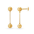 Sophisticated Gold Drop Earrings,,hi-res image number null