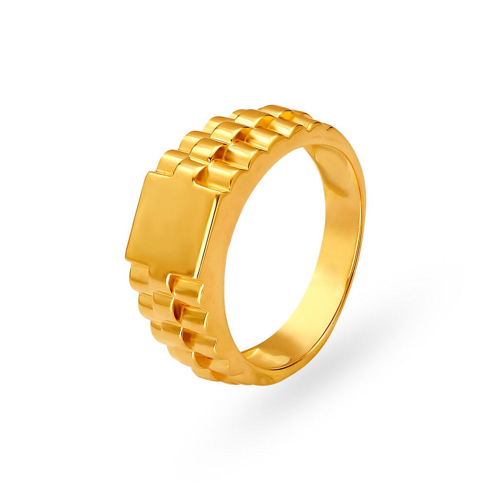 18kt Gold Ring God Design For Mens – Welcome to Rani Alankar