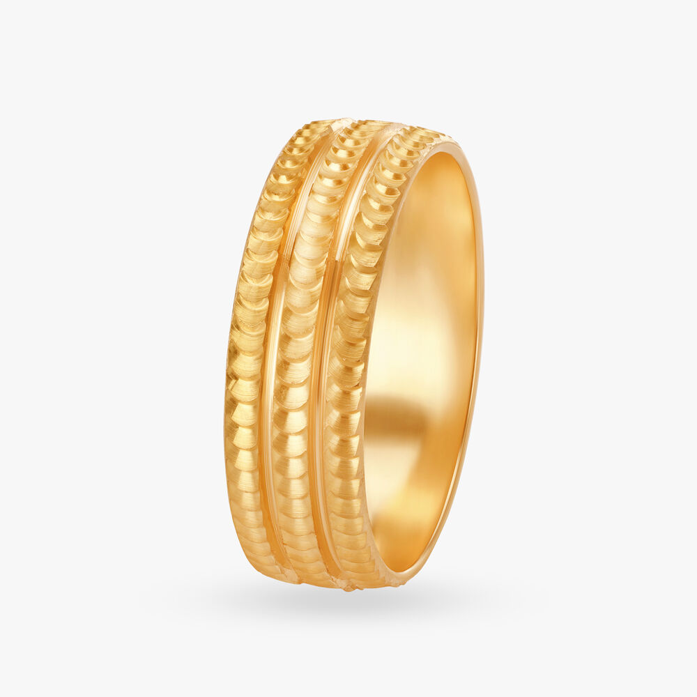 Golden Ardor Couple Rings