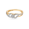 Heavenly Crossover Diamond Finger Ring,,hi-res image number null