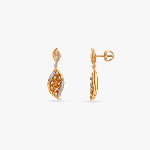 Radiant Veil Diamond Drop Earrings