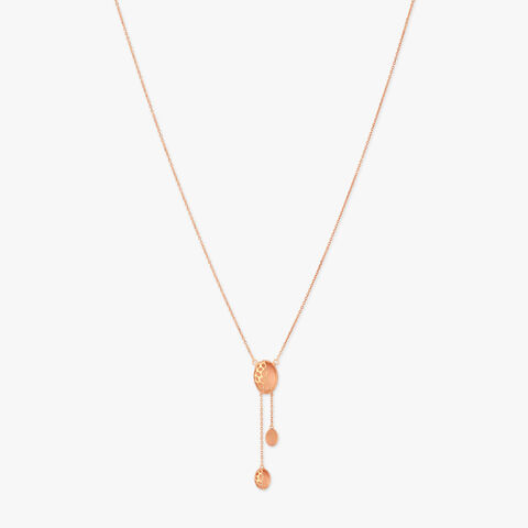 Floating Harmony Gold Pendant with Chain