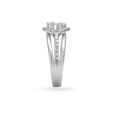 Pristine Floral White Gold Finger Ring,,hi-res image number null