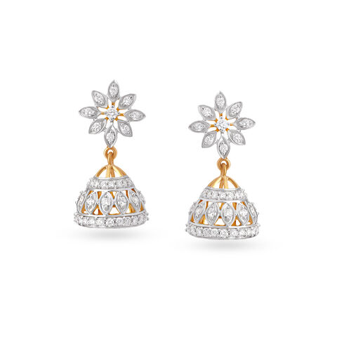 Exquisite Diamond Drop Earrings