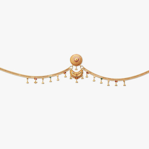 Horizon Wears Bells Gold Maang Tikka