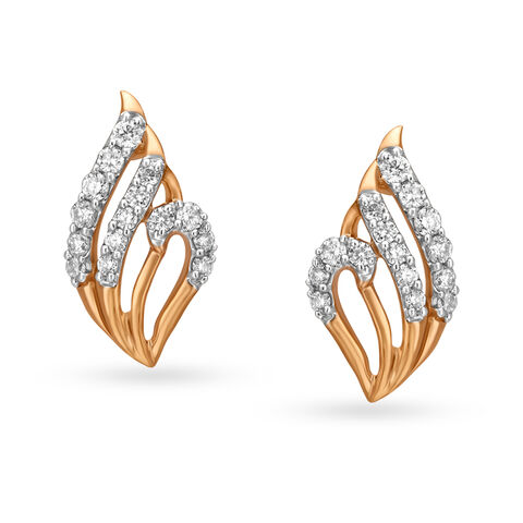 Alluring Diamond Stud Earrings
