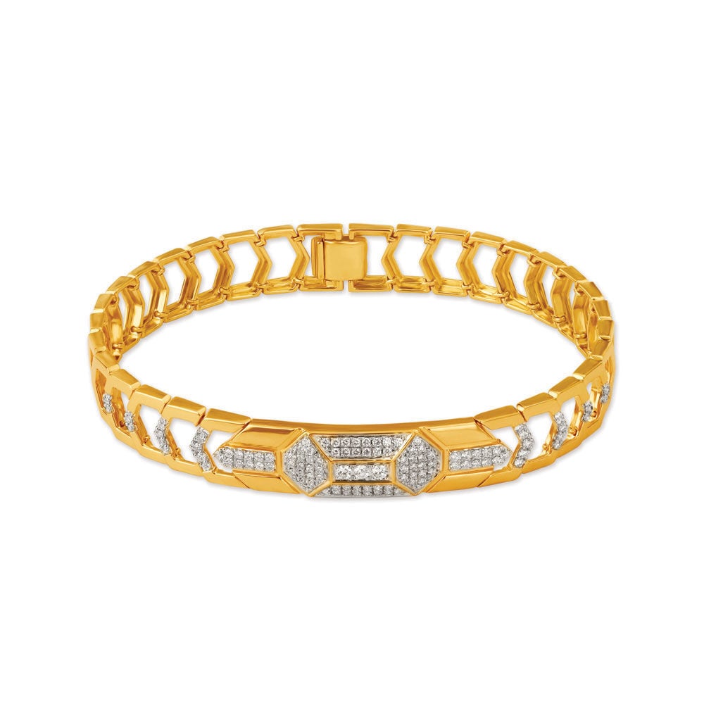 White gold bracelet tanishq discount